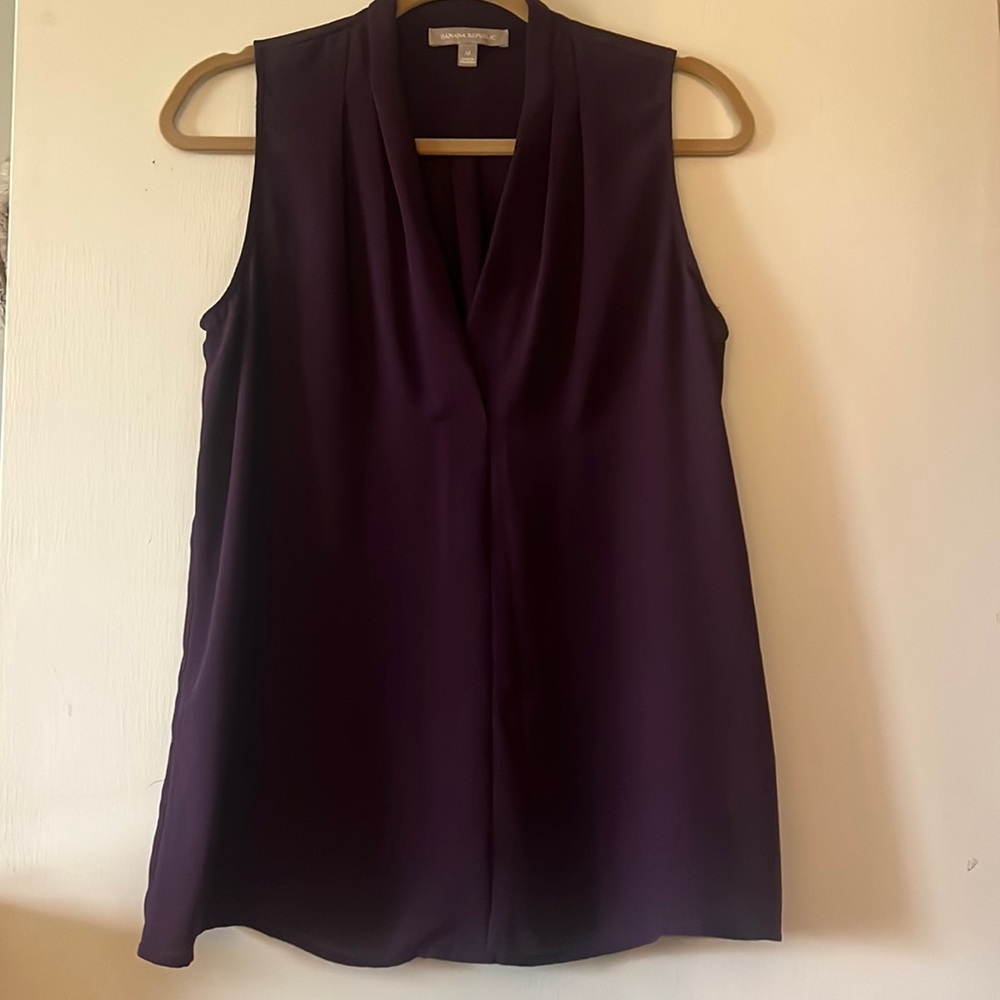 Cute Purple Banana Republic top